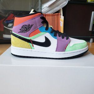 Nike Air Jordan 1 Mid Multi-Colour